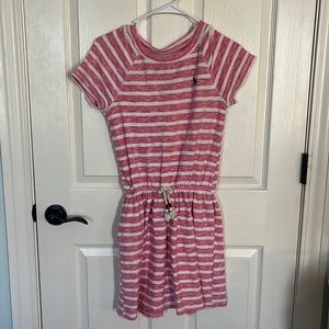 Abercrombie Kids Pink/White Striped Romper